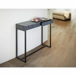 Lambert Mara Konsole - Höhe 85 Cm - 100x34 Cm - Grauschwarz/schwarz -Lambert-shop unnamed file 1980