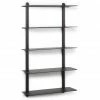 Gejst Design Gejst Nivo Regal E - L: 66,5x25,1x118,1 Cm - Black