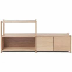 Gejst Design Gejst Sceene Bücherregal D - 186x39x82cm - Light Oak
