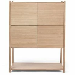 Gejst Design Gejst Sceene Bücherregal E - 93x39x122 Cm - Light Oak