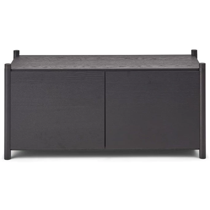 Gejst Design Gejst Sceene Bücherregal G - 45x93x39 Cm - Black Oak 1 Gejst Design Gejst Sceene Bücherregal G - 45x93x39 Cm - Black Oak