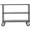 House Doctor Shelf Bodenregal Mit Rollen - 130x40x98 Cm - Schwarz
