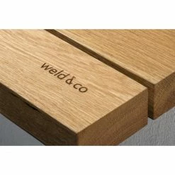 Weld & Co Eiche 01 Sitzbank - S - B 90 Cm - T 40 Cm - H 45 Cm - Eiche Natur, Metall Schwarz -Lambert-shop unnamed file 2141