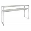 Sompex Desk LED Sideboard Mit Beleuchtung - Höhe 80, Länge 130, Breite 35 Cm - Aluminium