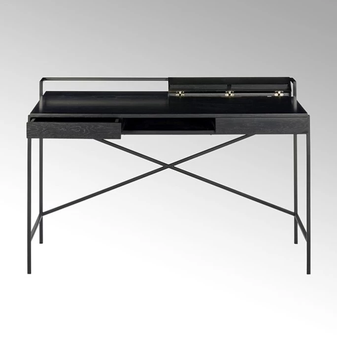 Lambert Derrick Schreibtisch - 125 x 63 x 80,5 cm - schwarz Lambert Derrick Schreibtisch - 125 X 63 X 80,5 Cm - Schwarz -Lambert-shop unnamed file 2183