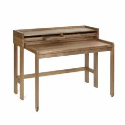 Lambert Modesto Sekretär - 120x58 Cm - Höhe 93 Cm - Nuss