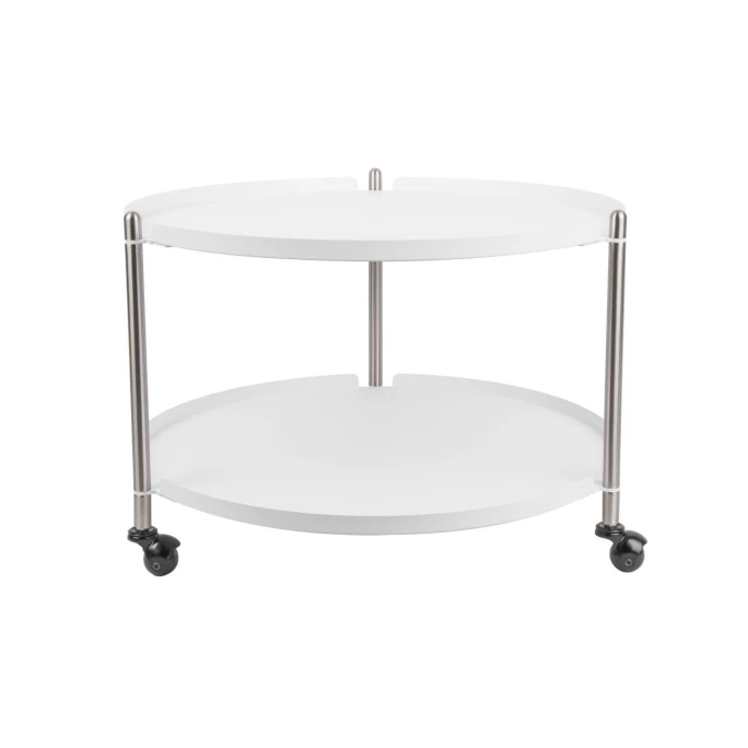 LEITMOTIV Thrill Kaffeetisch - Höhe 40 cm - Ø 60 cm - nickel-white LEITMOTIV Thrill Kaffeetisch - Höhe 40 Cm - Ø 60 Cm - Nickel-white -Lambert-shop unnamed file 222