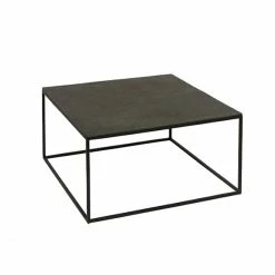 Lambert Dado Couchtisch - Höhe 35 Cm - 70x70 Cm - Schwarz