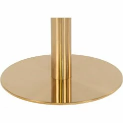 House Nordic Bolzano Esstisch - Ø 90 Cm - Höhe 45 Cm - Weiß - Mit Messing-Standfuß -Lambert-shop unnamed file 2240