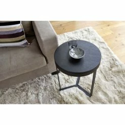 Lambert Harry Beistelltisch Mit Schublade - Höhe 57 Cm - Ø 45 Cm - Schwarz 7 Lambert Harry Beistelltisch Mit Schublade - Höhe 57 Cm - Ø 45 Cm - Schwarz -Lambert-shop unnamed file 257