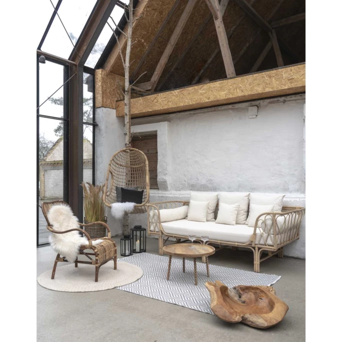 House Nordic Jammu Beistelltisch - 60x60 - Höhe 35 Cm - Natur 4 House Nordic Jammu Beistelltisch - 60x60 - Höhe 35 Cm - Natur – Bild 4