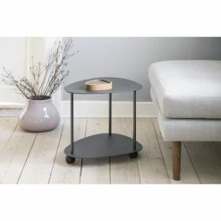 Lind DNA Hippo CURVE SLIM Tisch - 38x38x44 Cm - Black-anthracite/black -Lambert-shop unnamed file 285