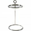 Riviera Maison Rivièra Maison Nolita Beistelltisch - Ø 35 Cm - Höhe 67 Cm - Silberfarben