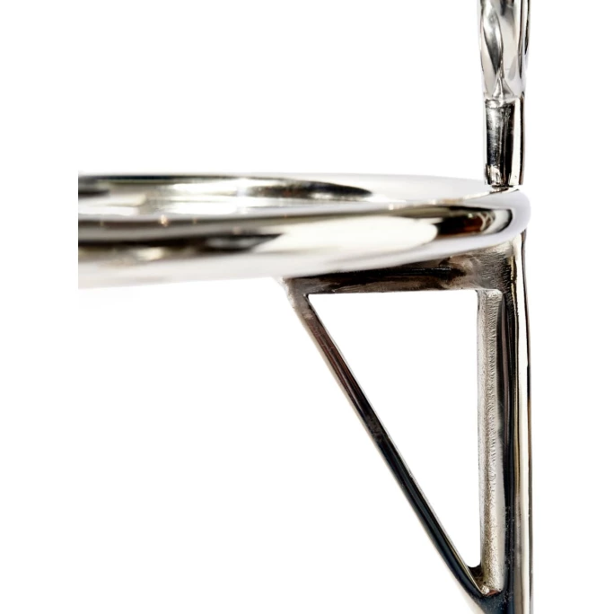 Riviera Maison Rivièra Maison Nolita Beistelltisch - Ø 35 Cm - Höhe 67 Cm - Silberfarben 5 Riviera Maison Rivièra Maison Nolita Beistelltisch - Ø 35 Cm - Höhe 67 Cm - Silberfarben – Bild 5