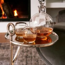 Riviera Maison Rivièra Maison Nolita Beistelltisch - Ø 35 Cm - Höhe 67 Cm - Silberfarben 16 Riviera Maison Rivièra Maison Nolita Beistelltisch - Ø 35 Cm - Höhe 67 Cm - Silberfarben -Lambert-shop unnamed file 293