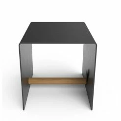 Lind DNA Bull Holzkorb + Beistelltisch - 32x38x31 Cm - Black