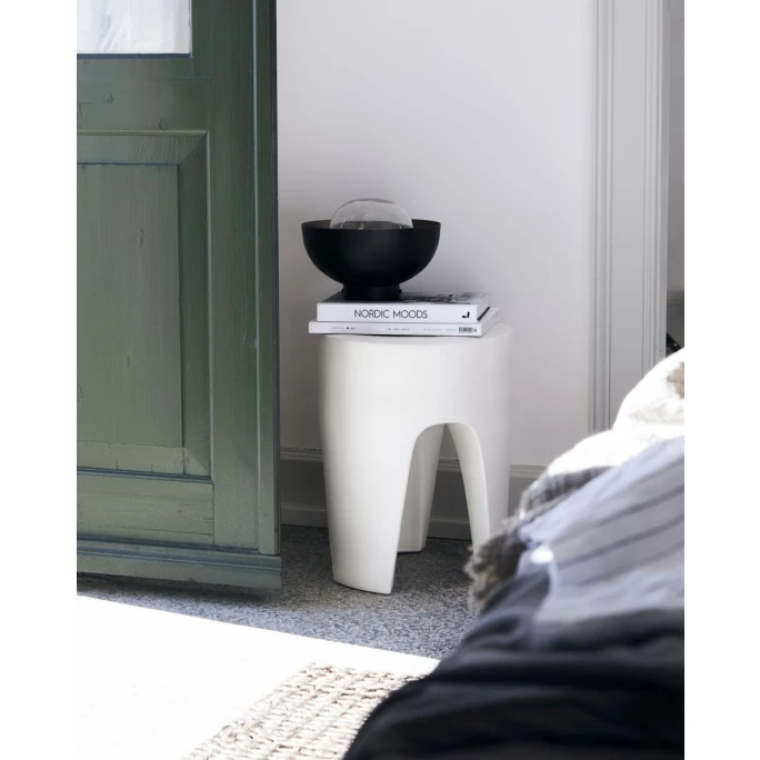 ByNORD Besshoei Beistelltisch - Höhe 45 Cm - Ø 35 Cm - Snow 4 ByNORD Besshoei Beistelltisch - Höhe 45 Cm - Ø 35 Cm - Snow – Bild 4