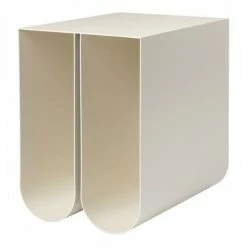 Kristina Dam Studio Curved Beistelltisch - 26x35,5x26 Cm - Beige