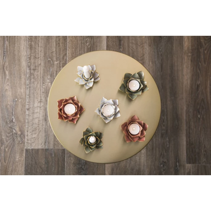 LEITMOTIV Disc Beistelltisch - Höhe 47 Cm - Ø 42 Cm - Antique Gold-black 3 LEITMOTIV Disc Beistelltisch - Höhe 47 Cm - Ø 42 Cm - Antique Gold-black – Bild 3