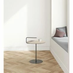 Lind DNA Pick-Up Jewel Alu Cloud Tisch - Höhe: 50/62 Cm, Ø 48 Cm - Brown/sand -Lambert-shop unnamed file 336