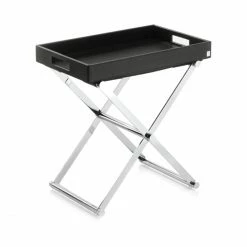 JOOP! HOMELINE Beistelltisch - 52x54,5x32 Cm - Schwarz-chrom