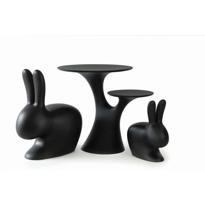 Qeeboo Rabbit Tree Tisch - 70x90x78 Cm - Black 3 Qeeboo Rabbit Tree Tisch - 70x90x78 Cm - Black – Bild 3