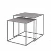 Blomus FERA Beistelltisch 2er Set - 35x35x35 + 40x40x40 Cm - Mourning Dove