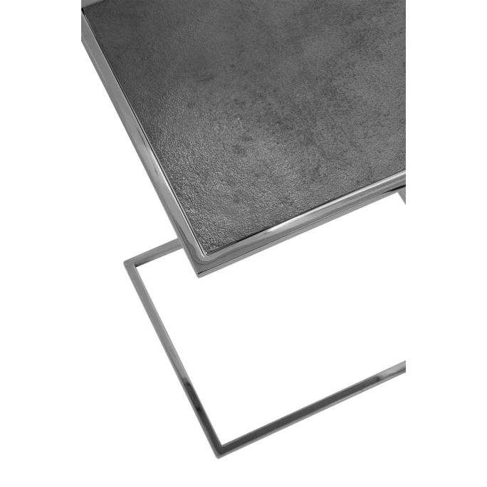 Fink DIJON Beistelltisch - 40,5x30,5x56 cm - schwarz + silberfarben Fink Living Fink DIJON Beistelltisch - 40,5x30,5x56 Cm - Schwarz + Silberfarben -Lambert-shop unnamed file 359