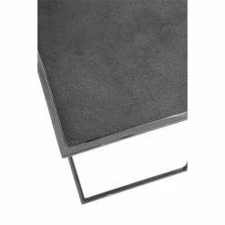 Fink Living Fink DIJON Beistelltisch - 40,5x30,5x56 Cm - Schwarz + Silberfarben 3 Fink Living Fink DIJON Beistelltisch - 40,5x30,5x56 Cm - Schwarz + Silberfarben -Lambert-shop unnamed file 360
