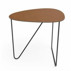 Lind DNA Curve Coffee Hippo Tisch - 40x37x44 Cm - Nature/black