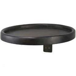 House Doctor TRAY Tisch - H 5 Cm - Ø 50 Cm - Schwarz