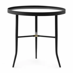 Lambert-shop 15 Normann Copenhagen Lug Beistelltisch Klein - ø 50 Cm - Höhe 49 Cm - Black