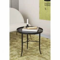 Normann Copenhagen Lug Beistelltisch Klein - ø 50 Cm - Höhe 49 Cm - Black -Lambert-shop unnamed file 424