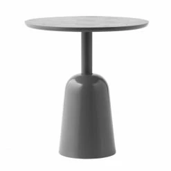 Normann Copenhagen Turn Beistelltisch - ø 55 Cm - Höhe 41,5 - 64 Cm - Grey -Lambert-shop unnamed file 426