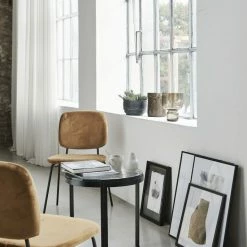 House Doctor Beistelltisch Smoke - Ø 50 Cm - Höhe 50 Cm - Schwarz -Lambert-shop unnamed file 442