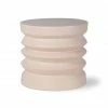 HK Living Stoneware Beistelltisch - 38x38x36 Cm - Cream
