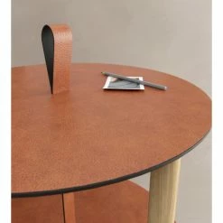 Lind DNA Strap Bull Tisch - 48x45,4 Cm - Cognac -Lambert-shop unnamed file 504