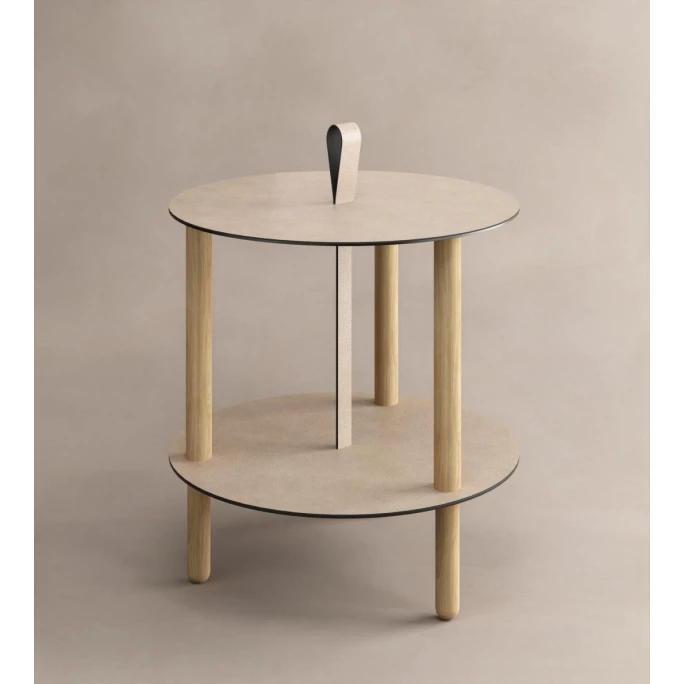 Lind DNA Strap Bull Tisch - 48x45,4 Cm - Warm Grey 2 Lind DNA Strap Bull Tisch - 48x45,4 Cm - Warm Grey – Bild 2