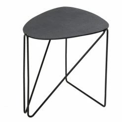 Lind DNA Curve Chameleon Hippo Tisch - 41x37x44 Cm - Black-anthracite/black