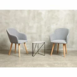 Lind DNA Curve Chameleon Hippo Tisch - 41x37x44 Cm - Black-anthracite/black -Lambert-shop unnamed file 533