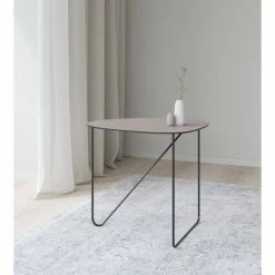 Lind DNA Curve Coffee Bull Tisch - 45x44x50 Cm - Warm Grey/black -Lambert-shop unnamed file 563