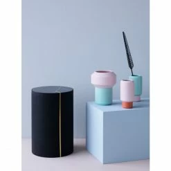 Lucie Kaas VERA Beistelltisch - Ø 31,4 Cm - Höhe 49 Cm - Schwarz -Lambert-shop unnamed file 576