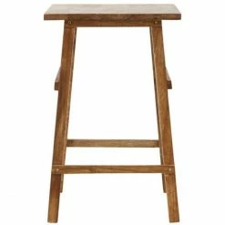 House Doctor Laddi Beistelltisch - 32x32x50 Cm - Antikes Braun