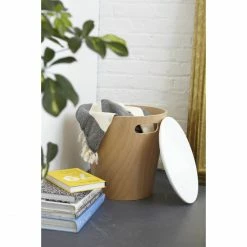 Umbra Woodrow Beistell- & Ablage-Hocker - 40x28x41 Cm - White/Natural -Lambert-shop unnamed file 64