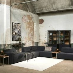 Riviera Maison Rivièra Maison Alicudi Beistelltisch - Ø 40 Cm - Höhe 57 Cm - Silberfarben -Lambert-shop unnamed file 648