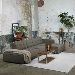 Riviera Maison Rivièra Maison Bushwick Couchtisch - 100x40x42 Cm - Silberfarben -Lambert-shop unnamed file 657