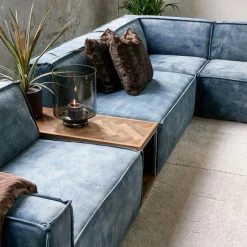 Riviera Maison Rivièra Maison Bushwick Couchtisch - 100x40x42 Cm - Silberfarben -Lambert-shop unnamed file 658