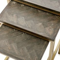 Riviera Maison Rivièra Maison Costa Mesa Beistelltische Im 3er-Set - 3er-Set - 41x44/36/55x44/49/55 Cm - Schwarz -Lambert-shop unnamed file 661