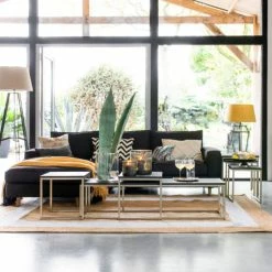 Riviera Maison Rivièra Maison Costa Mesa Beistelltische Im 3er-Set - 3er-Set - 41x44/36/55x44/49/55 Cm - Schwarz -Lambert-shop unnamed file 665