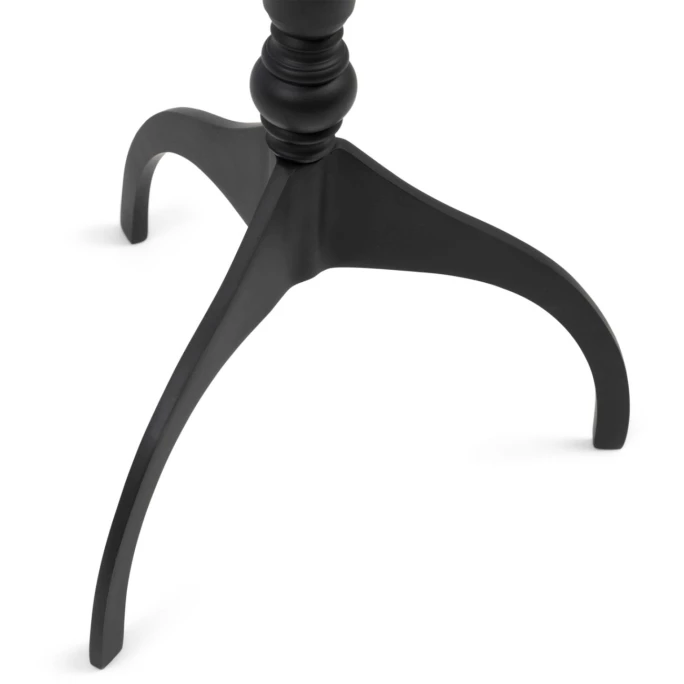Riviera Maison Rivièra Maison Crosby Beistelltisch - Ø 40 Cm - Höhe 57 Cm - Schwarz 5 Riviera Maison Rivièra Maison Crosby Beistelltisch - Ø 40 Cm - Höhe 57 Cm - Schwarz – Bild 5